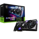 MSI G5080-16GTC GeForce RTX 5080 GAMING TRIO OC 16GB GDDR7 256-Bit PCI Express 5.0 x16 3-DisplayPort 1-HDMI 1x 16-Pin Dual-Slot Graphics Card