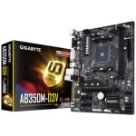 GA-AB350M-D3V (rev. 1.0) Gigabyte Socket AM4 AMD B350 Chipset AMD Ryzen / AMD 7th Generation A-series/ Athlon Processors Support DDR4 2x DIMM 4x SATA 6.0Gb/s Micro-ATX Motherboard