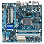 GA-H57M-USB3(rev.1.0) Gigabyte Socket LGA 1156 Intel H57 Express Chipset Core i7 / i5 / i3 Processors Support DDR3 4x DIMM 5x SATA 3.0Gb/s Micro-ATX Motherboard (rev. 1.0)