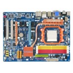GA-M750SLI-DS4 Gigabyte Socket AM2+ Nvidia nForce 750a SLI Chipset AMD Phenom X4/ Phenom X3/ Athlon 64 FX/ Athlon 64 X2/ Athlon X2/ Athlon 64/ AMD Sempron Processors Support DDR2 4x DIMM 6x SATA 3.0Gb/s ATX Motherboard