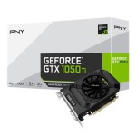 PNY GTX1050TI NVIDA GeForce GTX 1050 TI 4GB 128-Bit GDDR5 HDMI / DisplayPort / Dual-DVI PCI Express 3.0 x16 Video Graphics Card