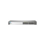 HP J9624A - HP Aruba 2620 24-Port PoE Switch (12x1G BASE-T PoE,12x1G BASE-T,2xSFP) with Integrated PSU