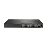 HP JL664A - HP Aruba CX 6300M 24-Port Switch (24x1G BASE-T, 4xSFP56) with 1x250w PSU
