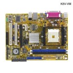 K8V-VM ASUS Socket 754 VIA K8M890 + VIA VT8237A Chipset AMD Athlon 64/ AMD Sempron Processors Support DDR 2x DIMM 2x SATA 1.50Gb/s Micro-ATX Motherboard