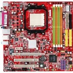 K9NGM2-FID MSI Socket AM2 Nvidia GeForce 6150/ nForce 403 Chipset AMD Athlon 64 X2/ Athlon 64 FX/ Athlon 64/ AMD Sempron Processors Support DDR2 4x DIMM 4x SATA 3.0Gb/s Micro-ATX Motherboard