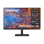 SAMSUNG S80PB 32 Inch 4K ViewFinity UHD Monitor, DCI-P3 98%, VESA DisplayHDR 600, IPS Panel, Matte Display, USB-C, PIP/PBP, Intelligent Eye Care LS32B806PXNXGO