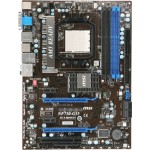 MSI NF750-G55 Socket AM3 AMD NVIDIA nForce 750a SLI ATX System Board (Motherboard) Supports Phenom II/Athlon II DDR3 4x DIMM