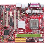 P4M890M-L MSI Socket LGA 775 VIA P4M900 + VT8237A Chipset Core 2 Duo/ Pentium D/ Celeron D Processors Support DDR2 2x DIMM 2x SATA 1.50Gb/s Micro-ATX Motherboard
