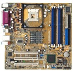 P4P800-MX ASUS Socket 478 Intel 865GV + ICH5 Chipset Intel Pentium 4/ Celeron Processors Support DDR 4x DIMM 2x SATA 1.50Gb/s Micro-ATX Motherboard