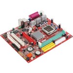 MSI PM8M3-V Socket LGA775 Intel VIA P4M800 Chipset Micro-ATX System Board (Motherboard) Supports Pentium 4/Celeron D/Celeron DDR 2x DIMM