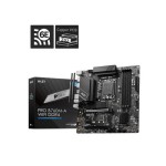 MSI PROB760MAWID4 Pro B760M-A WiFi DDR4 Socket LGA1700 Intel B760 Chipset Micro-ATX System Board (Motherboard) Supports Core 13th/14th Gen Processor DDR4 4x DIMM