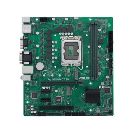 Asus PRO H610M-CT D4-CSM Socket LGA1700 Intel H610 Chipset Micro-ATX System Board (Motherboard) Supports Core 13th/14th Gen Processor DDR4 2x DIMM