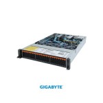Gigabyte R282-Z92 Dual AMD EPYC 7003/7002 Series Dual Socket SP3 CPU 32-Slots DDR4 DIMM 24-Bays front Hot-Swap 2.5" NVMe + 2-Bays rear Hot-Swap 2.5" SATA/SAS 2U Rackmount Server