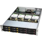 Supermicro SSG-621E-ACR16L 2U front-loading storage server with 16 hot-swap 3.5" SAS/SATA bays and PCIe 5.0