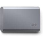 Seagate STKH1000800 LaCie 1TB USB 3.2 Gen 1 Type-C Max Read Speed 1050MB/s Max Write Speed 1000MB/s Space Gray Solid State Drive