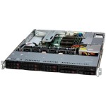 Supermicro SYS-111R-M 1U Mainstream server with 8 hot-swap 2.5" SAS/SATA bays, 2 PCIe 5.0 slots and internal SAS slot