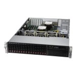 Supermicro SYS-220P-C9R Intel Xeon Scalable 3rd Gen Dual Socket LGA-4189 CPU 16-Bays front hot-swap 2.5" SAS/SATA/NVMe Drive and 5 Slots LP PCIe 4.0 16x DDR4 DIMM Slots 2x 1GbE RJ45 2U Rackmount Mainstream SuperServer