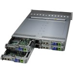 Supermicro SYS-221BT-HNR 2U 4-Node BigTwin with 6 hot-swap 2.5" NVMe Drives Per Node