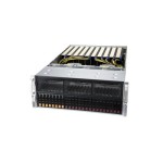 Supermicro SYS-420GP-TNR Intel Xeon Scalable 3rd Gen Dual Socket LGA4189 CPU 32x DDR4 DIMM Slots 24-Bays front Hot-Swap 2.5" SAS/SATA/NVMe Drive + 12 PCIe 4.0 x16 FHFL Slots 4U Rackmount GPU SuperServer