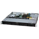 Supermicro SYS-511R-M 1U Mainstream server with 4 hot-swap 3.5" SAS/SATA bays, 2 PCIe 5.0 slots and internal SAS slot