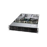 Supermicro SYS-620U-TNR Intel Xeon Scalable 3rd Gen Dual Socket LGA-4189 CPU 12-Bays front Hot-Swap 3.5" SAS/SATA/NVMe Drive and 8x PCIe 4.0 Slots 32x DDR4 DIMM Slots 2U Rackmount Ultra SuperServer