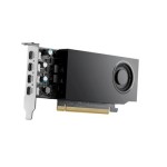 PNY VCNRTXA1000ATX-PB RTX A1000 8GB GDDR6 128-Bit PCI Express 4.0 x8 4-Mini DisplayPort Single-Slot Graphics Card