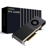 PNY NVIDIA RTX A4500 professional GPU with 20GB ECC GDDR6 for workstation workloads