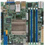 Supermicro X10SDV-12C-TLN4F Socket FCBGA 1667 System on Chip Chipset Mini-ITX System Board (Motherboard) Supports Xeon D-1557 DDR4 4x DIMM