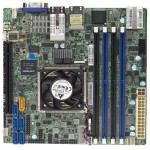Supermicro X10SDV-16C-TLN4F Socket FCBGA1667 System on Chip Chipset Mini-ITX System Board (Motherboard) Supports Xeon D-1587 DDR4 4x DIMM