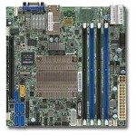 Supermicro X10SDV-4C-TLN2F Socket FCBGA1667 System on Chip Chipset Mini-ITX System Board (Motherboard) Supports Xeon D-1521 DDR4 4x DIMM