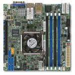 Supermicro X10SDV-6C-TLN4F Socket FCBGA1667 System on Chip Chipset Mini-ITX System Board (Motherboard) Supports Xeon D-1528 DDR4 4x DIMM