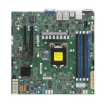 Supermicro X11SCH-LN4F Core i3 Pentium / Celeron 8th / 9th Gen Xeon E-2100 / E-2200 Single Socket LGA1151 CPU 4x DDR4 DIMM Slots 4x Ports RJ-45 Micro-ATX Server Motherboard