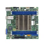 Supermicro X11SDV-12C-TLN2F Socket FCBGA2518 System on Chip Chipset Mini-ITX System Board (Motherboard) Supports Xeon D-2166NT DDR4 4x DIMM