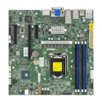 Supermicro X12SCZ-TLN4F Socket LGA1200 Intel W480E Chipset Micro-ATX System Board (Motherboard) Supports Core i9/i7/i5/i3 DDR4 4x DIMM