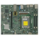 Supermicro X14SAV-TLN4F Intel Core Ultra 9 / 7 / 5 Single Socket LGA1851 CPU 2x DDR5 SoDIMM 1.1V Slots 1x Port Gigabit Ethernet RJ-45 Flex ATX Server Motherboard