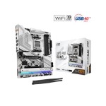 ASRock X870 PRO RS WIFI AMD Ryzen 9000 / 8000 / 7000 Series X870 Chipset Socket AM5 4x DDR5 DIMM Slots 1x HDMI 2x USB4 2.5 Gigabit LAN 10/100/1000/2500 802.11be 2x2 Wi-Fi 7 ATX System Board (Motherboard)