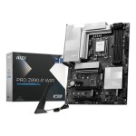 MSI Z890PWIFI PRO Z890-P WIFI Intel Core Ultra CPU Socket LGA1851 4x Dual-Channel DDR5 9200 Slots 4x SATA M.2 PCIe 5.0 / 4.0 Slots Wi-Fi 7 Bluetooth ATX System Board (Motherboard)