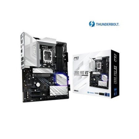 ASRock Z890 PRO RS Intel Z890 Core Ultra CPU Socket LGA1851RL-ILM 4x DDR5 DIMM Slots 1x HDMI 1x DisplayPort 2.5 Gigabit LAN 10/100/1000/2500 ATX System Board (Motherboard)